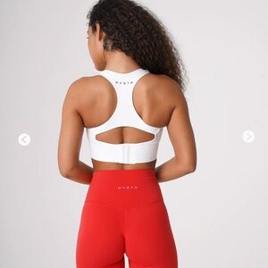 NVGTN White Sports Bra